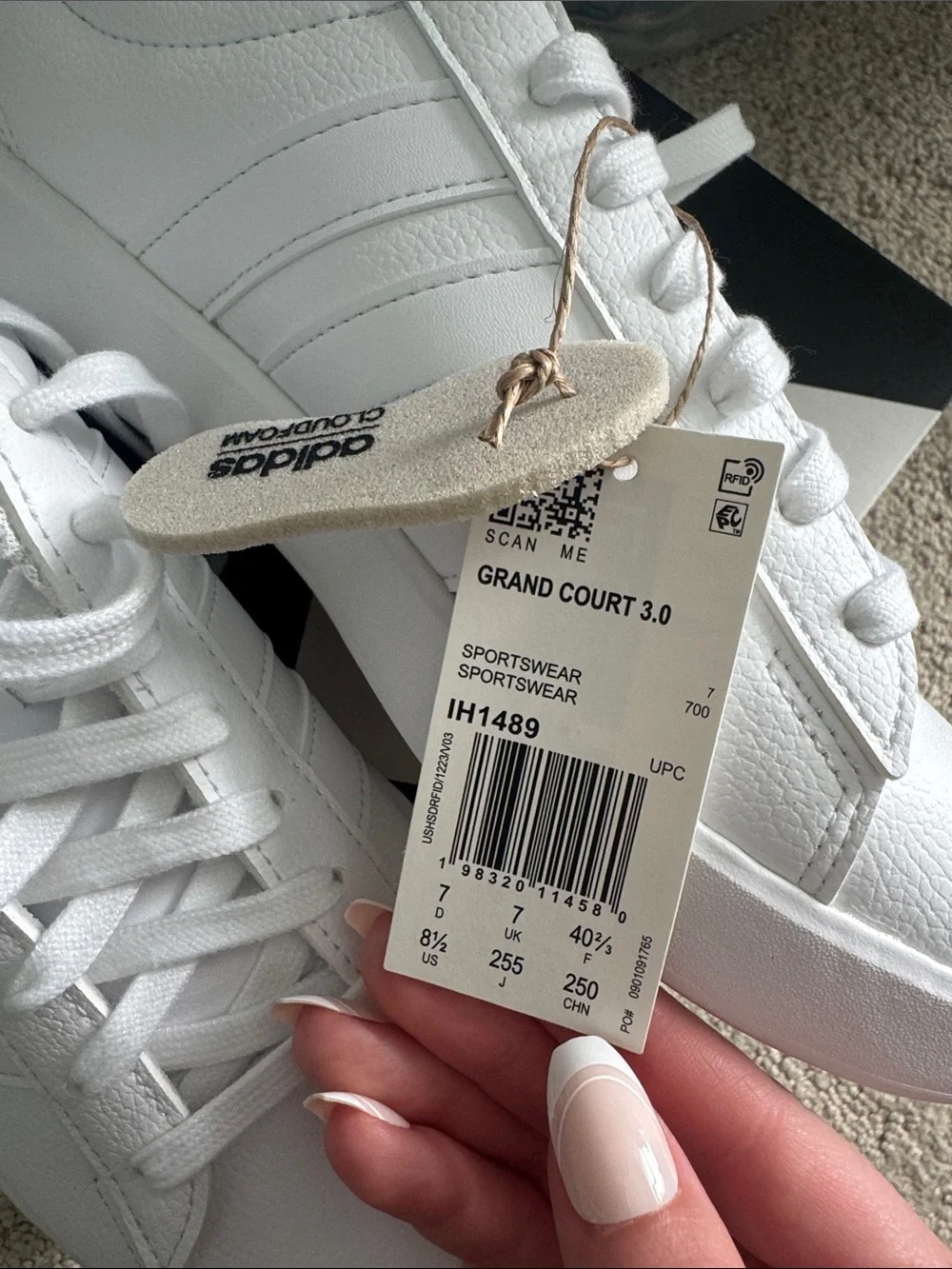 Adidas Grand Court 3.0 Women’s Size 8.5 Shoes